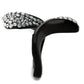 MATK2360 - IP Black(Ion Plating) Stainless Steel Ring with Top Grade Crystal  in Montana