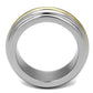 MATK2390 - Two-Tone IP Gold (Ion Plating) Stainless Steel Ring with No Stone