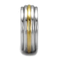 MATK2390 - Two-Tone IP Gold (Ion Plating) Stainless Steel Ring with No Stone