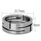 MATK2393 - High polished (no plating) Stainless Steel Ring with No Stone