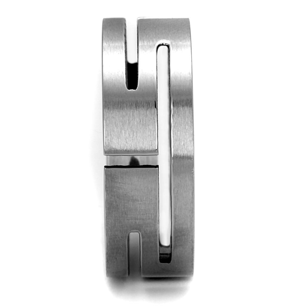 MATK2393 - High polished (no plating) Stainless Steel Ring with No Stone