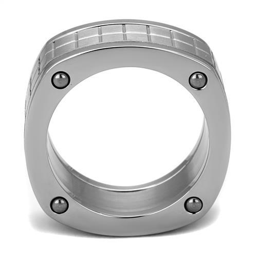 MATK2405 - High polished (no plating) Stainless Steel Ring with No Stone