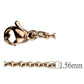 MATK2422R - IP Rose Gold(Ion Plating) Stainless Steel Chain with No Stone