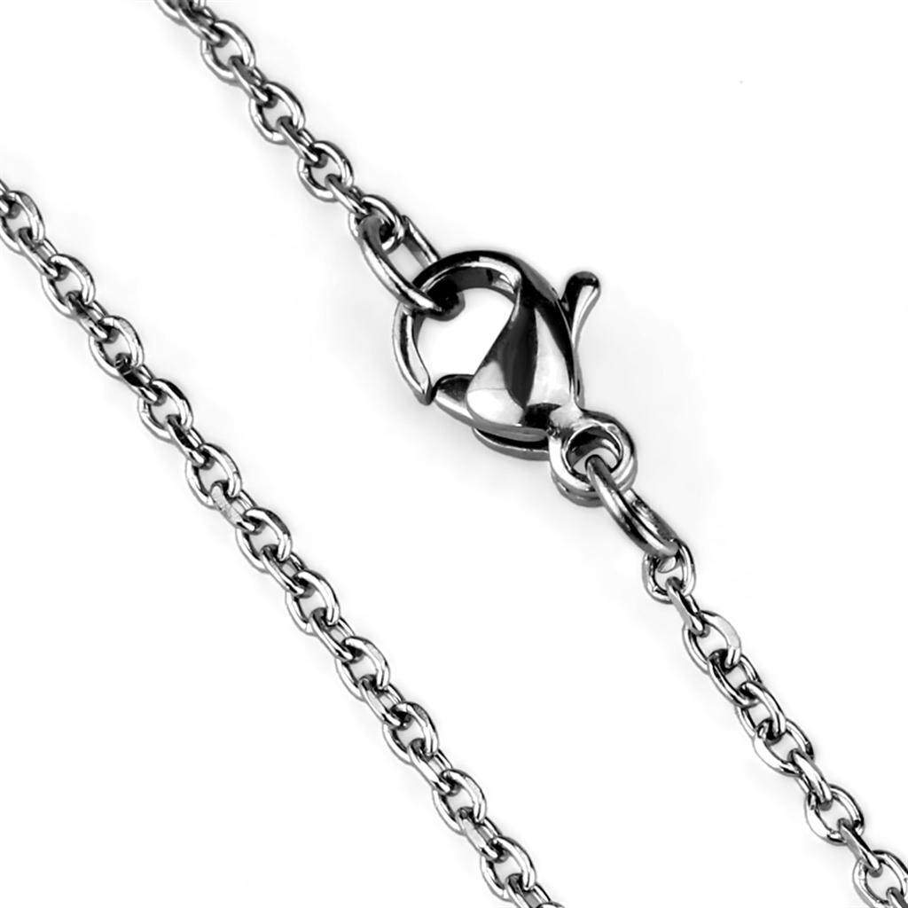 MATK2423 - High polished (no plating) Stainless Steel Chain with No Stone