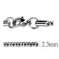 MATK2424 - High polished (no plating) Stainless Steel Chain with No Stone