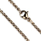MATK2425R - IP Rose Gold(Ion Plating) Stainless Steel Chain with No Stone