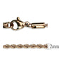 MATK2426R - IP Rose Gold(Ion Plating) Stainless Steel Chain with No Stone