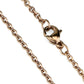 MATK2428R - IP Rose Gold(Ion Plating) Stainless Steel Chain with No Stone