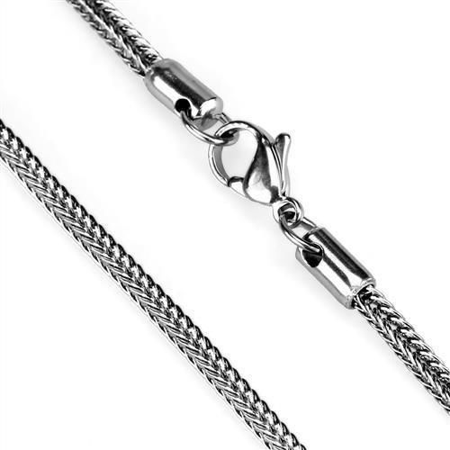 MATK2430 - High polished (no plating) Stainless Steel Chain with No Stone