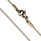 MATK2431R - IP Rose Gold(Ion Plating) Stainless Steel Chain with No Stone