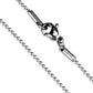 MATK2431 - High polished (no plating) Stainless Steel Chain with No Stone
