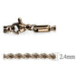 MATK2433R - IP Rose Gold(Ion Plating) Stainless Steel Chain with No Stone