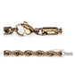 MATK2434R - IP Rose Gold(Ion Plating) Stainless Steel Chain with No Stone