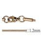 MATK2436R - IP Rose Gold(Ion Plating) Stainless Steel Chain with No Stone