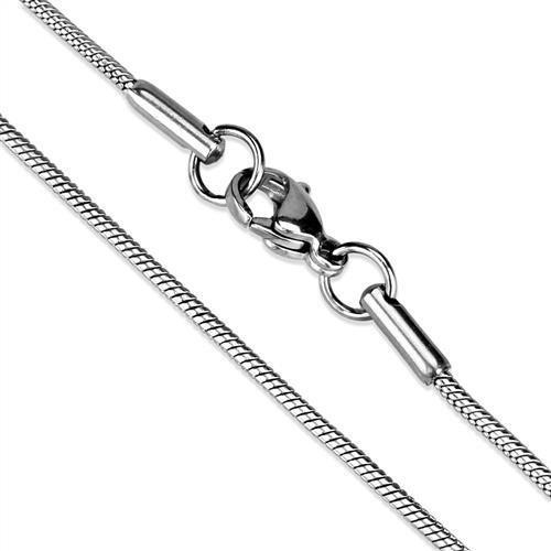 MATK2436 - High polished (no plating) Stainless Steel Chain with No Stone