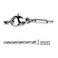 MATK2437 - High polished (no plating) Stainless Steel Chain with No Stone