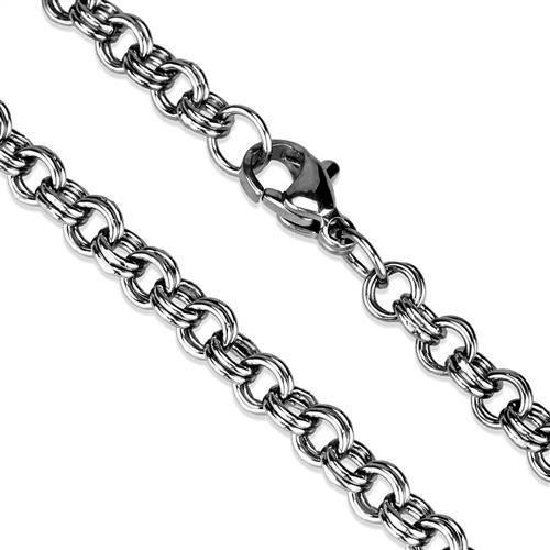 MATK2438 - High polished (no plating) Stainless Steel Chain with No Stone