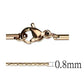 MATK2439R - IP Rose Gold(Ion Plating) Stainless Steel Chain with No Stone