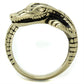 MATK2459 - IP Antique Copper Stainless Steel Ring with Epoxy  in Jet