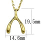MATK2528 - IP Gold(Ion Plating) Stainless Steel Chain Pendant with No Stone