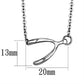 MATK2529 - High polished (no plating) Stainless Steel Chain Pendant with No Stone