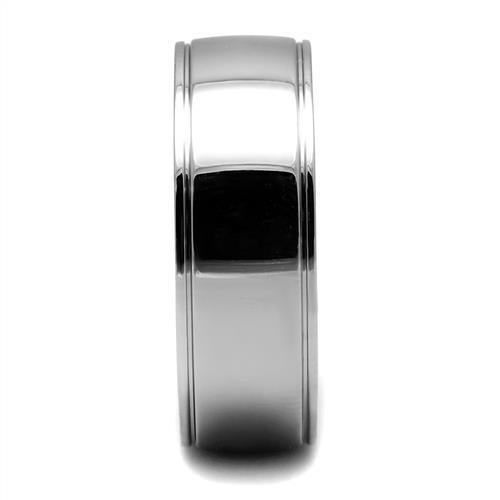 MATK2563 - High polished (no plating) Stainless Steel Ring with No Stone
