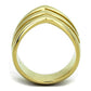 MATK2733 - IP Gold(Ion Plating) Stainless Steel Ring with No Stone