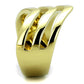 MATK2733 - IP Gold(Ion Plating) Stainless Steel Ring with No Stone