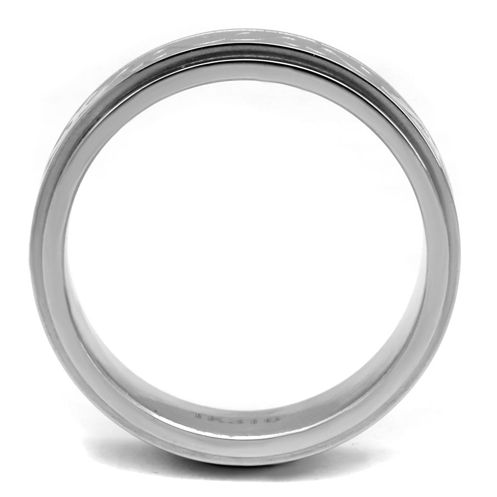 MATK2941 - High polished (no plating) Stainless Steel Ring with No Stone