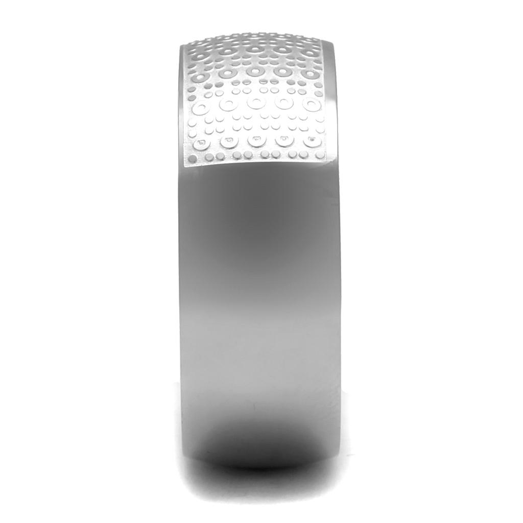 MATK2945 - High polished (no plating) Stainless Steel Ring with No Stone