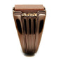 MATK3015 - IP Coffee light Stainless Steel Ring with Semi-Precious Gold Sand Stone in Siam