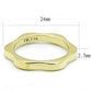 MATK3033 - IP Gold(Ion Plating) Stainless Steel Ring with No Stone