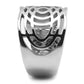 MATK3039 - High polished (no plating) Stainless Steel Ring with No Stone