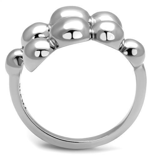 MATK3089 - High polished (no plating) Stainless Steel Ring with No Stone