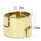 MATK3118 - IP Gold(Ion Plating) Stainless Steel Ring with No Stone