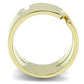 MATK3118 - IP Gold(Ion Plating) Stainless Steel Ring with No Stone