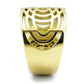 MATK3119 - IP Gold(Ion Plating) Stainless Steel Ring with No Stone