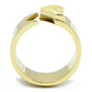 MATK3120 - IP Gold(Ion Plating) Stainless Steel Ring with No Stone