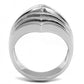 MATK3144 - High polished (no plating) Stainless Steel Ring with No Stone