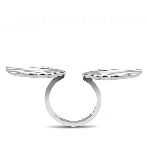 MATK3145 - High polished (no plating) Stainless Steel Ring with No Stone