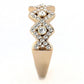 MATK3237 - IP Rose Gold(Ion Plating) Stainless Steel Ring with Top Grade Crystal  in Clear