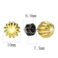 MATK3298 - IP Gold+ IP Black (Ion Plating) Stainless Steel Earrings with No Stone