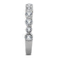 MATK3497 - High polished (no plating) Stainless Steel Ring with Top Grade Crystal  in Clear