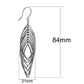 MATK3500 - High polished (no plating) Stainless Steel Earrings with No Stone