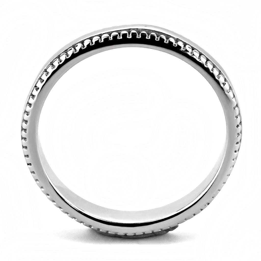 MATK3503 - High polished (no plating) Stainless Steel Ring with No Stone