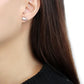 MATK3600 - High polished (no plating) Stainless Steel Earrings with No Stone