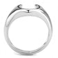 MATK3619 - High polished (no plating) Stainless Steel Ring with No Stone