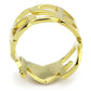 MATK3640 - IP Gold(Ion Plating) Stainless Steel Ring with No Stone