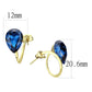 MATK3648 - IP Gold(Ion Plating) Stainless Steel Earrings with Top Grade Crystal  in Montana