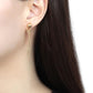 MATK3650 - IP Gold(Ion Plating) Stainless Steel Earrings with No Stone